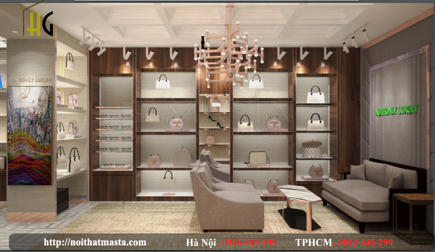 Thiết kế shop thời trang - túi xách - chị chi